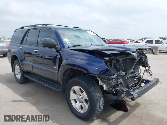 2007 Toyota 4Runner SR5 with VIN JTEZU14R070088127, listed as a IAAI auction lot 41938132 with 289,180 mi miles. Bid and sale history available at carsss.com. Image 1.