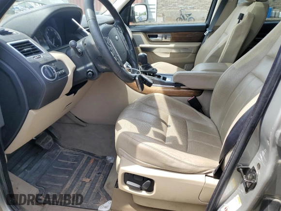 2010 Land Rover Range Rover Sport HSE Lux with VIN SALSK2D40AA231044, listed as a Copart auction lot 58707315 with 167,335 mi miles and Clean title. Bid and sale history available at DreamBid. Image 7.