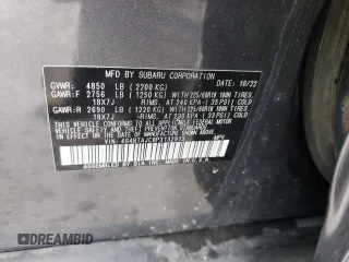 2023 Subaru Outback Onyx with VIN 4S4BTAJC8P3132913, listed as a Copart auction lot 56290105 with 48,348 mi miles and Salvage title. Bid and sale history available at DreamBid. Image 13.