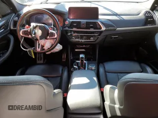 2020 BMW X3 M Competition z VIN 5YMTS0C09L9B09814, wystawiony jako Copart lot #39846534 z przebiegiem Nie podano mil oraz . Historia ofert i sprzedaży dostępna na DreamBid. Obrazek 8.