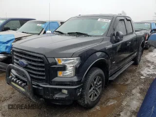 2015 Ford F-150 XLT with VIN 1FTEX1EP4FFC17263, listed as a Copart auction lot 46047445 with 120,574 mi miles and Salvage Title. Bid and sale history available at carsss.com. Image 1.