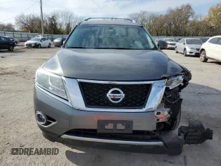 2016 Nissan Pathfinder Platinum with VIN 5N1AR2MN7GC663713, listed as a Copart auction lot 82332604 with 106,934 mi miles and Salvage Title. Bid and sale history available at carsss.com. Image 5.