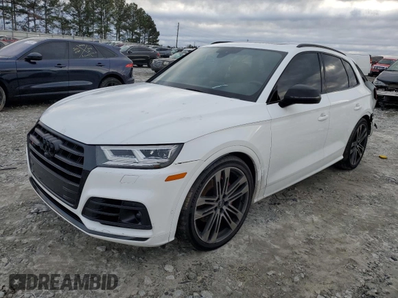 2020 Audi SQ5 Prestige with VIN WA1C4AFYXL2082701, listed as a Copart auction lot 82189943 with Not Provided miles and . Bid and sale history available at DreamBid. Image 1.