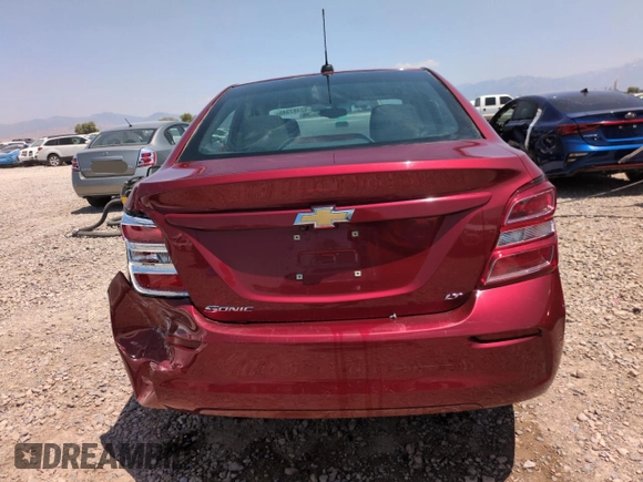 2020 Chevrolet Sonic LT with VIN 1G1JD5SB5L4127904, listed as a Copart auction lot 62487345 with 15,761 mi miles and Salvage title. Bid and sale history available at DreamBid. Image 6.