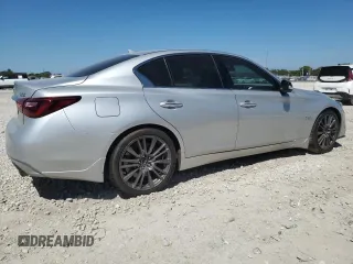 2019 Infiniti Q50 RED SPORT 400 with VIN JN1FV7AP5KM760097, listed as a Copart auction lot 49042405 with 21,056 mi miles and Non Repairable. Bid and sale history available at carsss.com. Image 3.