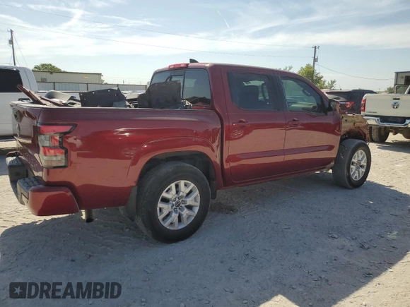 2022 Nissan Frontier S with VIN 1N6ED1EK5NN628959, listed as a Copart auction lot 67492454 with 33,617 mi miles and Salvage Title. Bid and sale history available at carsss.com. Image 3.