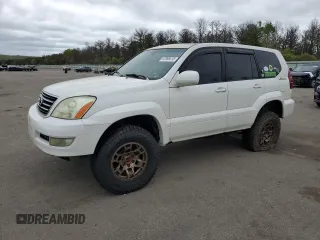 2005 Lexus GX 470 z VIN JTJBT20X750088087, wystawiony jako Copart lot #57866415 z przebiegiem 153 713 mil mil oraz Tytuł czysty. Historia ofert i sprzedaży dostępna na DreamBid. Obrazek 1.
