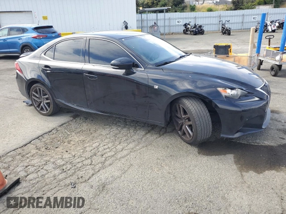 2014 Lexus IS 250 with VIN JTHBF1D22E5018176, listed as a Copart auction lot 54751925 with 114,490 mi miles and Salvage title. Bid and sale history available at DreamBid. Image 4.