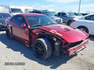 2003 Ford Mustang SVT Cobra with VIN 1FAFP48Y73F416335, listed as a IAAI auction lot 41861603 with 47,111 mi miles. Bid and sale history available at carsss.com. Image 1.