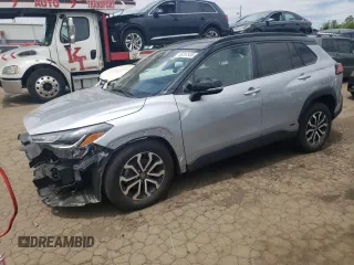 2024 Toyota Corolla Cross Hybrid S z VIN 7MUFBABG5RV034536, wystawiony jako Copart lot #56297535 z przebiegiem 26 655 mil mil oraz Szkoda całkowita • Salvage title. Historia ofert i sprzedaży dostępna na DreamBid. Obrazek 1.
