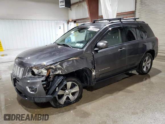 2017 Jeep Compass High Altitude with VIN 1C4NJDEB7HD177122, listed as a Copart auction lot 60293295 with 115,564 mi miles and Salvage title. Bid and sale history available at DreamBid. Image 1.