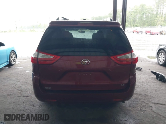 2016 Toyota Sienna LE AAS with VIN 5TDKK3DC0GS760526, listed as a IAAI auction lot 42424888 with 102,036 mi miles and . Bid and sale history available at DreamBid. Image 15.
