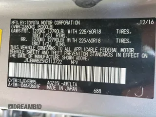 2017 Lexus NX 200t z VIN JTJBARBZ5H2113722, wystawiony jako Copart lot #49112075 z przebiegiem 97 486 mil mil oraz Szkoda całkowita • Salvage title. Historia ofert i sprzedaży dostępna na DreamBid. Obrazek 15.