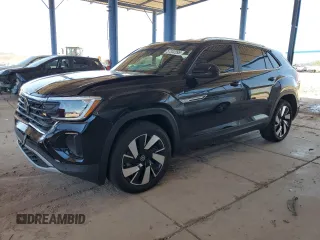 2024 Volkswagen Atlas SE with VIN 1V2WE2CA4RC257104, listed as a Copart auction lot 57352095 with 7,189 mi miles and Salvage title. Bid and sale history available at DreamBid. Image 1.