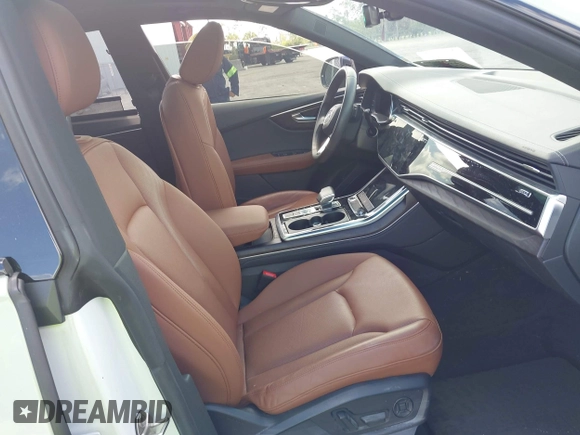 2023 Audi Q8 Premium Plus z VIN WA1EVBF14PD016072, wystawiony jako IAAI lot #41947316 z przebiegiem Nie podano mil oraz . Historia ofert i sprzedaży dostępna na DreamBid. Obrazek 5.
