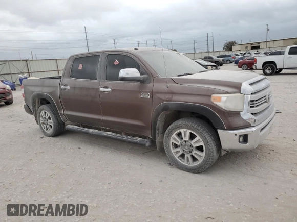 2015 Toyota Tundra 4WD Truck Platinum with VIN 5TFAW5F10FX436525, listed as a Copart auction lot 78432194 with 135,093 mi miles and Salvage Title. Bid and sale history available at carsss.com. Image 4.