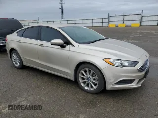 2017 Ford Fusion SE with VIN 3FA6P0HD3HR215984, listed as a Copart auction lot 44459915 with 60,954 mi miles and Salvage Title. Bid and sale history available at DreamBid. Image 4.