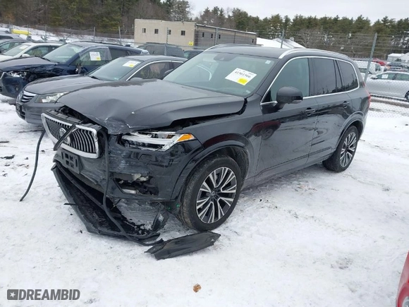 2020 Volvo XC90 Momentum with VIN YV4A22PK2L1618904, listed as a IAAI auction lot 41561566 with 59,940 mi miles. Bid and sale history available at carsss.com. Image 2.