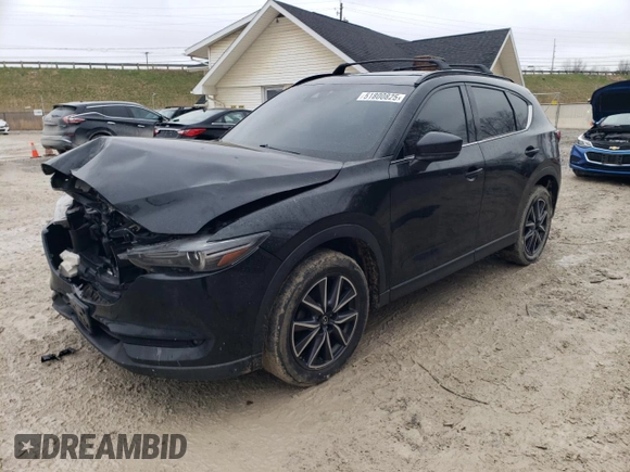 2018 Mazda CX-5 Grand Touring with VIN JM3KFBDM0J0327927, listed as a Copart auction lot 51800825 with 203,126 mi miles and Clean Title. Bid and sale history available at carsss.com. Image 1.