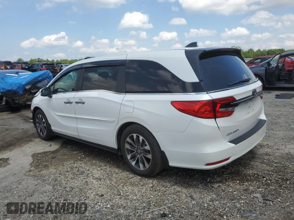 2023 Honda Odyssey EX-L с VIN 5FNRL6H68PB025508, выставлен на аукционе Copart как лот 60060725 с пробегом 10 203 миль миль и Списание • Salvage title. История ставок и продаж доступна на DreamBid. Изображение 2.