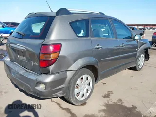 2005 Pontiac Vibe with VIN 5Y2SL638X5Z478773, listed as a IAAI auction lot 41901971 with 202,443 mi miles. Bid and sale history available at carsss.com. Image 4.