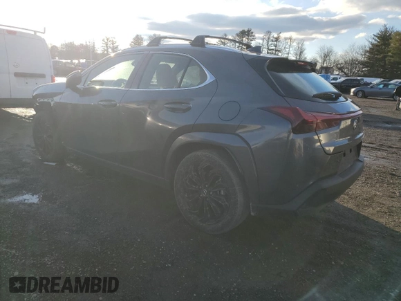 2024 Lexus UX 250h Premium with VIN JTHP9JBH0R2073933, listed as a Copart auction lot 44795495 with 3,888 mi miles and Salvage title. Bid and sale history available at DreamBid. Image 2.