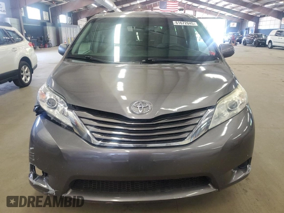 2015 Toyota Sienna LE with VIN 5TDJK3DC7FS105502, listed as a Copart auction lot 61672045 with 183,035 mi miles and Clean title. Bid and sale history available at DreamBid. Image 5.