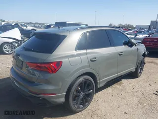 2020 Audi Q3 S line Premium Plus with VIN WA1EECF38L1089559, listed as a IAAI auction lot 41715264 with 74,192 mi miles. Bid and sale history available at carsss.com. Image 4.