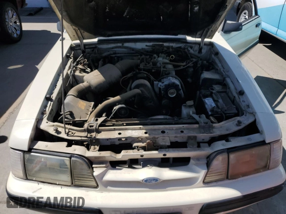 1989 Ford Mustang with VIN 1FABP41A2KF192787, listed as a Copart auction lot 55306575 with 14,103 mi miles and Clean title. Bid and sale history available at DreamBid. Image 11.