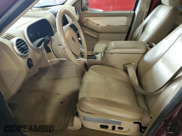 2007 Mercury Mountaineer Premier with VIN 4M2EU48E27UJ03645, listed as a Copart auction lot 60000105 with 225,695 mi miles and Salvage title. Bid and sale history available at DreamBid. Image 7.