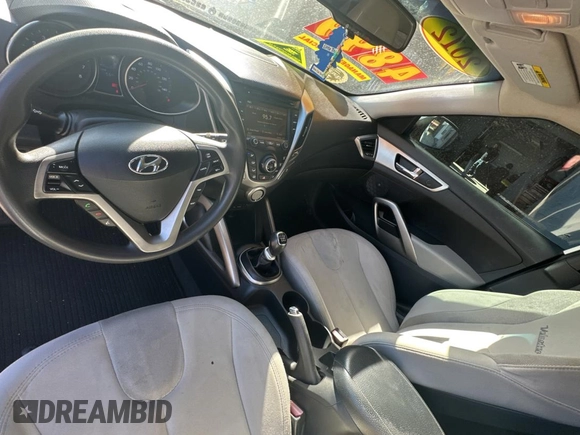 2012 Hyundai Veloster w/Gray Int with VIN KMHTC6AD6CU036826, listed as a Copart auction lot 88141445 with 169,498 mi miles and Clean title. Bid and sale history available at DreamBid. Image 9.