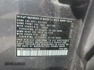 2023 Volkswagen Tiguan SE z VIN 3VVMB7AX6PM022898, wystawiony jako Copart lot #56828825 z przebiegiem 83 822 mil mil oraz Szkoda całkowita • Salvage title. Historia ofert i sprzedaży dostępna na DreamBid. Obrazek 13.