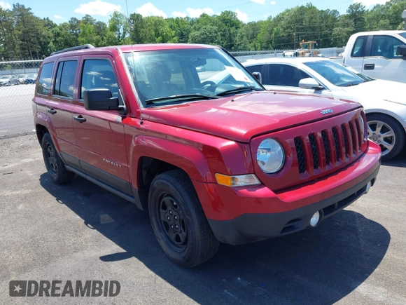 2016 Jeep Patriot Sport SE z VIN 1C4NJPBA8GD676815, wystawiony jako IAAI lot #42314216 z przebiegiem 150 564 mil mil oraz . Historia ofert i sprzedaży dostępna na DreamBid. Obrazek 1.
