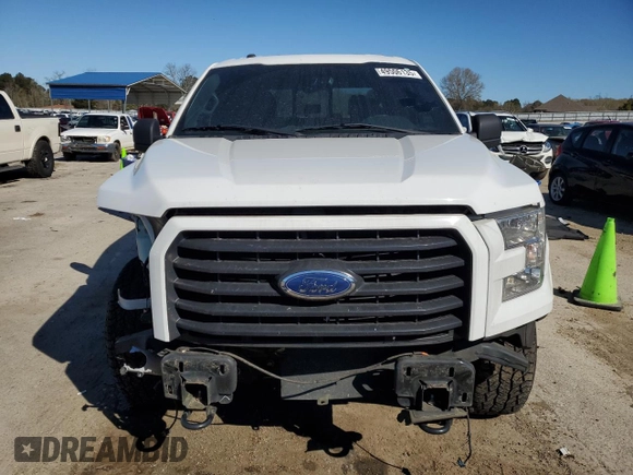 2017 Ford F-150 XL with VIN 1FTEW1EF3HFB62821, listed as a Copart auction lot 49506135 with 126,176 mi miles and Salvage Title. Bid and sale history available at carsss.com. Image 5.