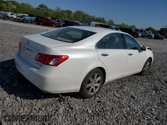 2008 Lexus ES with VIN JTHBJ46G382166416, listed as a Copart auction lot 53131545 with 117,072 mi miles and Salvage Title. Bid and sale history available at carsss.com. Image 3.