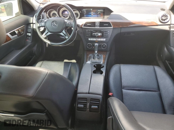 2014 Mercedes-Benz C 250 Sport with VIN WDDGF4HB1EG254153, listed as a Copart auction lot 62057195 with 94,752 mi miles and Salvage title. Bid and sale history available at DreamBid. Image 8.