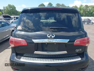 2012 Infiniti QX56 8-passenger with VIN JN8AZ2NC9C9315442, listed as a IAAI auction lot 42330752 with 167,026 mi miles and . Bid and sale history available at DreamBid. Image 16.