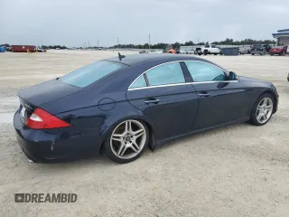 2007 Mercedes-Benz CLS-Class 5.5L with VIN WDDDJ72X47A090300, listed as a Copart auction lot 75854474 with 0 mi miles and Salvage Title. Bid and sale history available at carsss.com. Image 3.