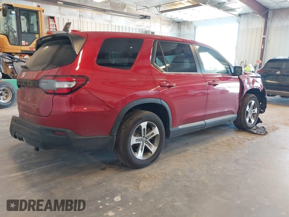 2023 Honda Pilot EX-L z VIN 5FNYG1H50PB019244, wystawiony jako IAAI lot #42091449 z przebiegiem 11 857 mil mil oraz . Historia ofert i sprzedaży dostępna na DreamBid. Obrazek 4.