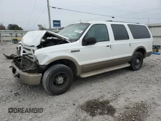 2005 Ford Excursion Eddie Bauer z VIN 1FMNU44L45EC66245, wystawiony jako Copart lot #89310695 z przebiegiem 260 788 mil mil oraz Szkoda całkowita • Salvage title. Historia ofert i sprzedaży dostępna na DreamBid. Obrazek 1.