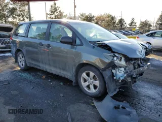2012 Toyota Sienna with VIN 5TDZK3DC7CS177475, listed as a Copart auction lot 42987655 with 171,641 mi miles and Salvage Title. Bid and sale history available at carsss.com. Image 4.