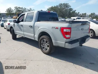 2023 Ford F-150 XL with VIN 1FTEW1C54PFB59130, listed as a IAAI auction lot 41072260 with 45,972 mi miles and . Bid and sale history available at DreamBid. Image 3.