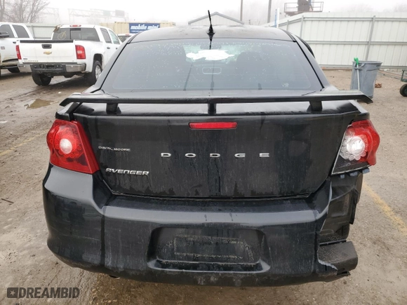2011 Dodge Avenger Lux with VIN 1B3BD2FG6BN574350, listed as a Copart auction lot 43350765 with 138,899 mi miles and Salvage Title. Bid and sale history available at carsss.com. Image 6.