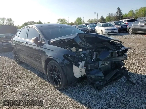 2020 Ford Fusion SE with VIN 3FA6P0HD5LR245402, listed as a Copart auction lot 55028135 with 51,332 mi miles and Salvage Title. Bid and sale history available at DreamBid. Image 14.