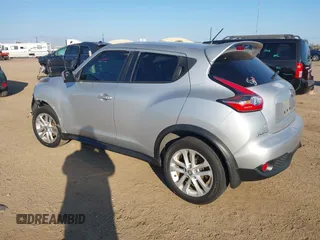 2015 Nissan Juke S with VIN JN8AF5MR8FT512836, listed as a IAAI auction lot 41143224 with 66,728 mi miles. Bid and sale history available at carsss.com. Image 3.