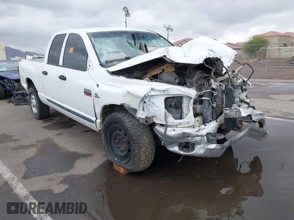 2007 Dodge 2500 SLT with VIN 3D7KR28A17G806433, listed as a IAAI auction lot 41728653 with Not Provided miles and . Bid and sale history available at carsss.com. Image 1.