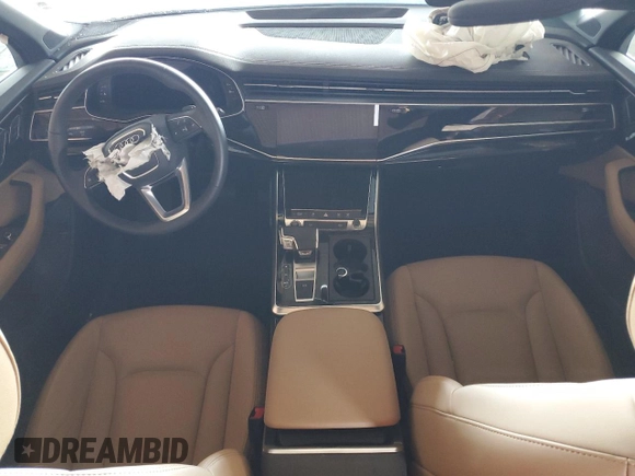 2024 Audi Q7 Premium Plus with VIN WA1LXBF76RD009102, listed as a Copart auction lot 57466115 with 9,099 mi miles and Salvage title. Bid and sale history available at DreamBid. Image 8.