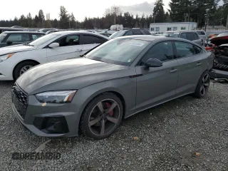 2023 Audi A5 Sportback S line Prestige z VIN WAUEACF51PA006947, wystawiony jako Copart lot #81801504 z przebiegiem 22 720 mil mil oraz Szkoda całkowita • Salvage title. Historia ofert i sprzedaży dostępna na DreamBid. Obrazek 1.