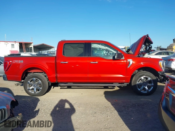 2023 Ford F-150 XL with VIN 1FTFW1E50PKF48369, listed as a IAAI auction lot 41090142 with 10,710 mi miles. Bid and sale history available at carsss.com. Image 13.