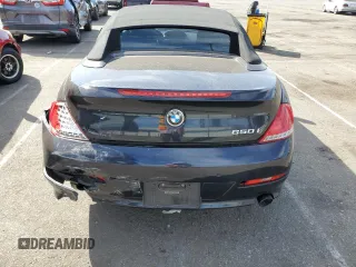 2010 BMW 6 Series 650i with VIN WBAEB5C57AC225338, listed as a Copart auction lot 75755384 with 140,511 mi miles and Salvage Title. Bid and sale history available at carsss.com. Image 6.